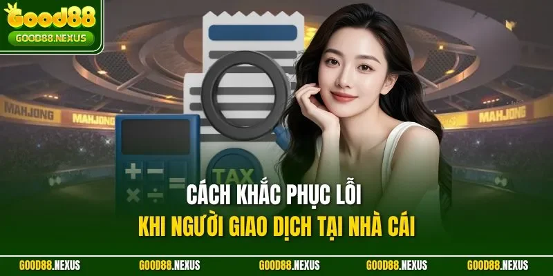 Cách khắc phục lỗi khi người giao dịch tại nhà cái