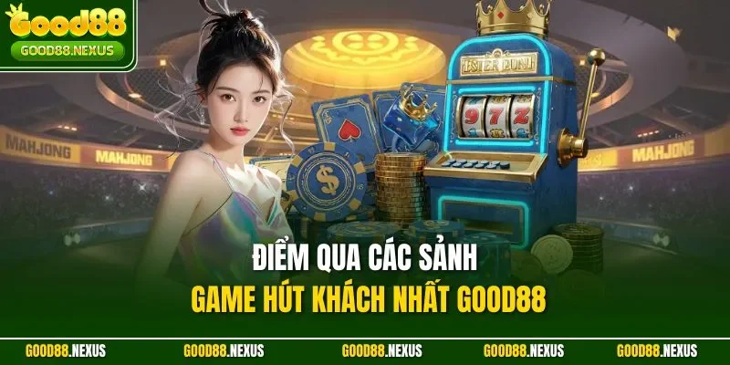 Điểm qua các sảnh game hút khách nhất Good88